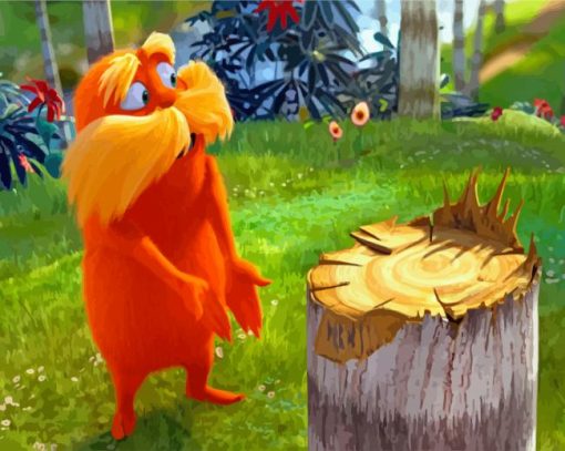 Lorax paint by numbers