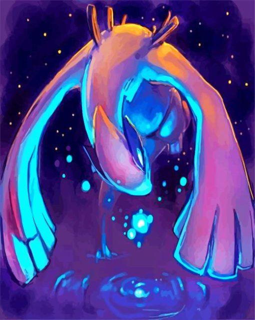 Lugia paint by numbers