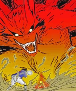 Mad Kurama paint by numbers