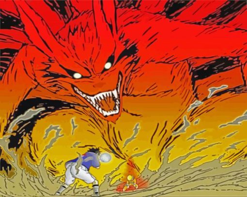 Mad Kurama paint by numbers