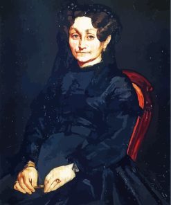 Madame Auguste By Manet paint by numbers