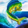 Mahi Mahi Dolphinfish paint by numbers