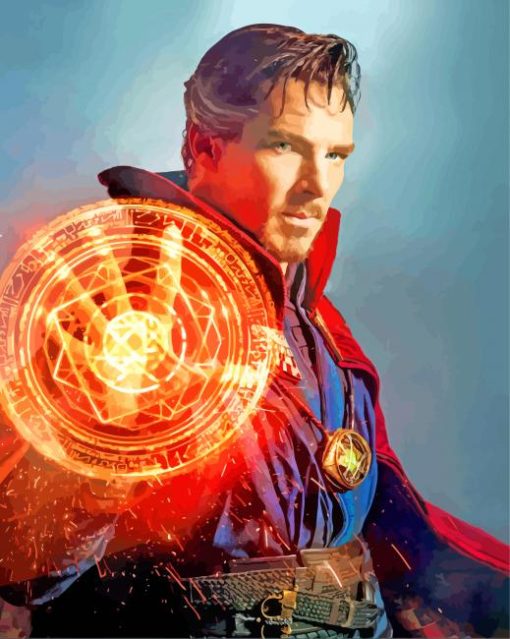 Doctor Strange Super Hero-paint-by-number