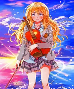 Musician Kaori Miyazono paint by numbers