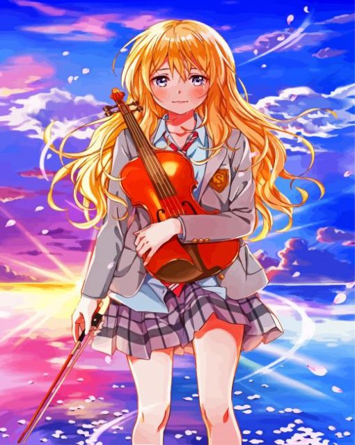 Musician Kaori Miyazono paint by numbers