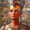 Nefertiti Egyptian Queen paint by numbers