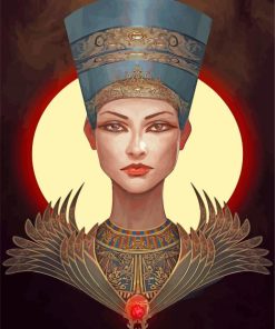 Egyptian Nefertiti Art paint by numbers