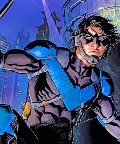 Nightwing paint by numbers