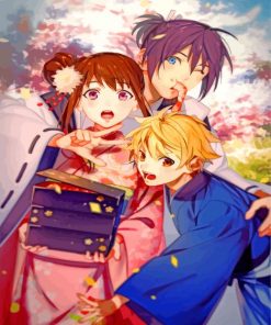 Noragami Anime Characters paint by numbers