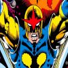 Nova Marvel Comic paint by numbers