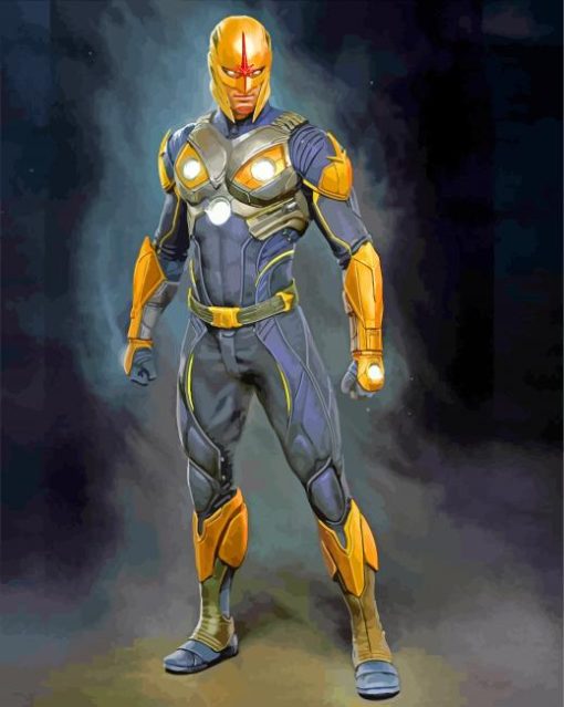 Nova Marvel paint by numbers