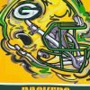 Packers Team Helmet paint by numbers