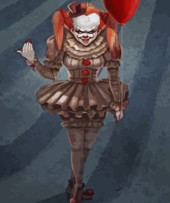 Pennywise Girl paint by number