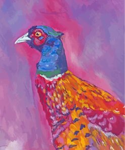 Pheasant Bird Art paint by numbers