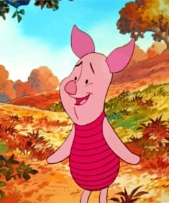 Piglet Disney Cartoons paint by numbers