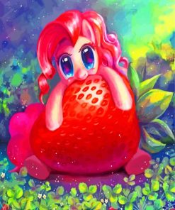 Pinkie And Strawberry paint by numbers