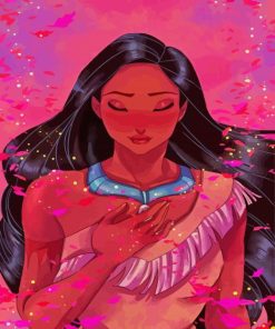 The Princess Pocahontas Disney paint by numbers