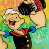 Popeye paint by numbers