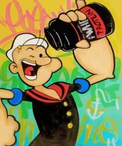 Popeye paint by numbers