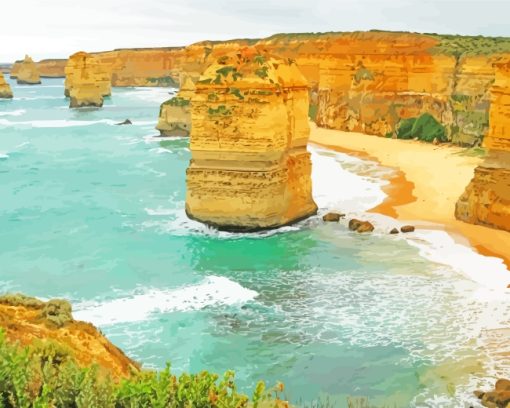 Port Campbell National Park Australia paint by numbers