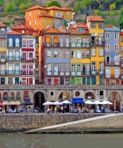 Portugal Porto paint by numbers