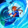 Powerful Katara paint by numbers