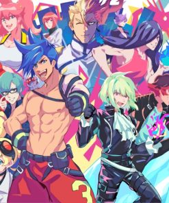 Promare Anime Characters paint by numbers