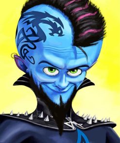 Puck Rock Megamind paint by numbers