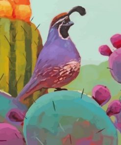 Quail Animal paint by numbers