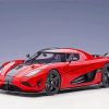 Red Koenigsegg Car paint by number paint by numbers