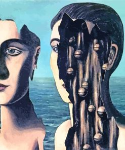 Rene Magritte The Double Secret paint by numbers