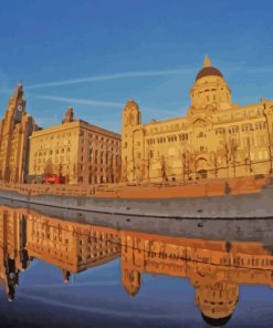 Royal Liver Building paint by numbers