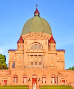 Saint Joseph's Oratory of Mount Royal paint by numbers