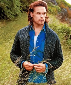 Sam Heughan Jamie Outlander paint by numbers