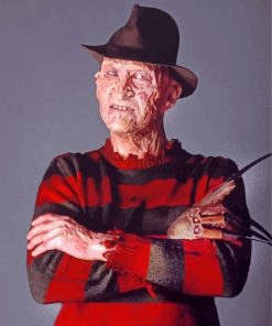 Scary Krueger paint by numbers