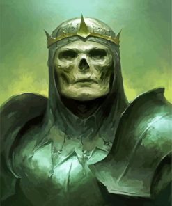 Scary Lich paint by numbers