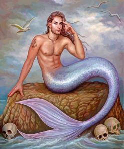 Scary Merman paint by numbers