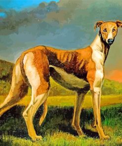 Dog Scent Hound In Nature-paint-by-number