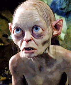 Smeagol From The Lord Of The Rings paint by numbers