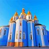 St. Michael's Golden Domed Monastery Kiev paint by numbers