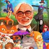 Studio Ghibli Characters And Hayao Miyazaki paint by numbers