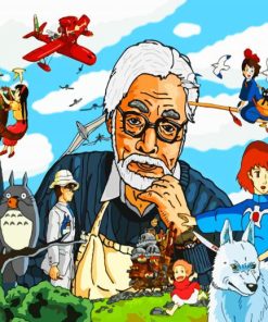 Studio Ghibli Hayao Miyazakipaint by numbers