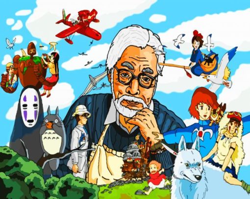 Studio Ghibli Hayao Miyazakipaint by numbers