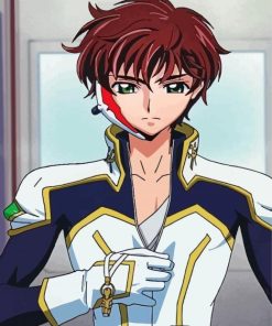 Suzaku Kururugi From Code Geass paint by numbers