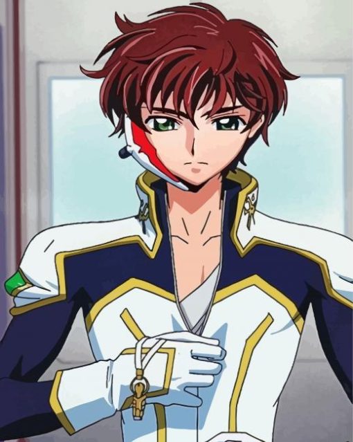 Suzaku Kururugi From Code Geass paint by numbers