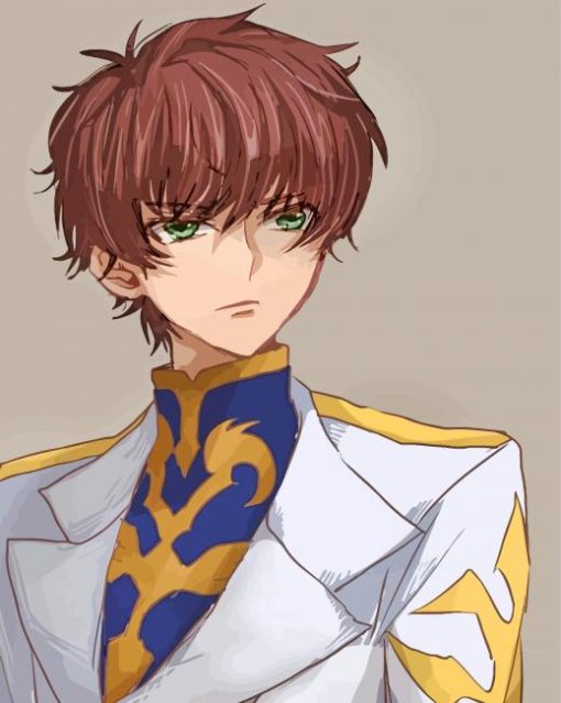 Suzaku Kururugi From The Anime Code Geass paint by numbers