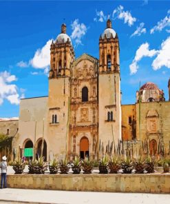 Templo de Santo Domingo de Guzmán Oaxaca Mexico paint by numbers