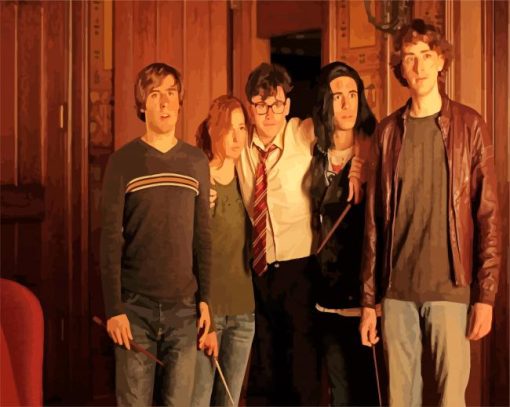 The Marauders Characters paint by numbers