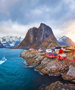 The Lofoten Island paint by numbers