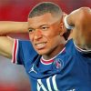 The Professional Footballer Kylian Mbappe paint by numbers